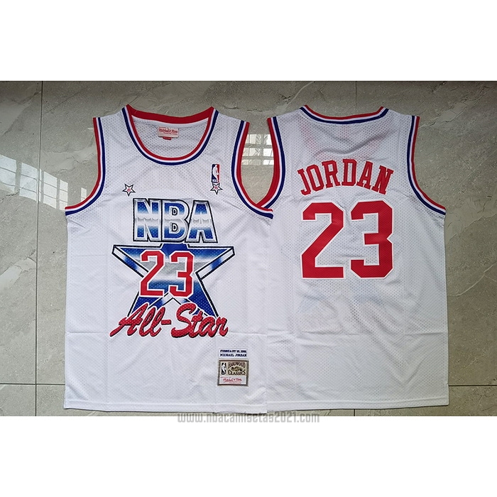 Camiseta All Star 1991 Michael Jordan #23 Blanco